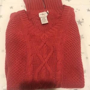 Calvin Klein Jeans Cable Knit Sweater Pink Size S